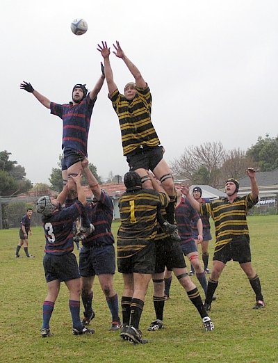 2nd XV lineout
